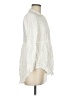 Solitaire 100% Rayon Polka Dots Ivory 3/4 Sleeve Blouse Size M - photo 4