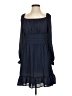Unbranded 100% Polyester Solid Blue Casual Dress Size S - photo 1