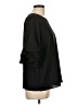 Unbranded 100% Polyester Black 3/4 Sleeve Top Size L - photo 4