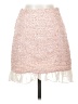 J.ING 100% Polyester Tweed Pink Casual Skirt Size S - photo 1