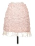 J.ING 100% Polyester Tweed Pink Casual Skirt Size S - photo 2