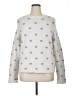 Splendid Hearts Silver Pullover Sweater Size XL - photo 1