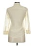 Theory Ivory 3/4 Sleeve Button-Down Shirt Size M - photo 2