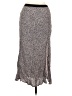 Sanctuary 100% Rayon Animal Print Gray Casual Skirt Size L - photo 1