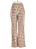 Shein Plaid Brown Casual Pants Size XS - photo 2