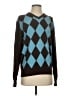 Ben Sherman 100% Cotton Argyle Teal Pullover Sweater Size 2 - photo 1