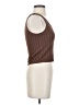 MIOU MUSE Brown Sleeveless Top Size S - photo 4