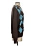 Ben Sherman 100% Cotton Argyle Teal Pullover Sweater Size 2 - photo 4