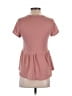 Assorted Brands Pink Short Sleeve Blouse Size S - photo 2