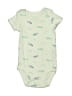 Carter's Print Green Short Sleeve Onesie 3-6 MO / 6 MO - photo 1