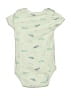 Carter's Print Green Short Sleeve Onesie 3-6 MO / 6 MO - photo 2