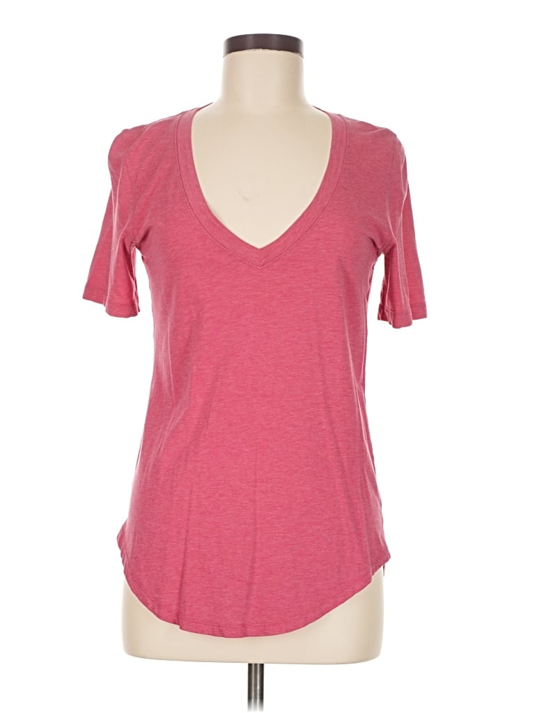 Pre-owned Lululemon Athletica Short Sleeve T-shirt In Pink