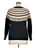 Only Chevron-herringbone Fair Isle Blue Black Pullover Sweater Size XL - photo 2