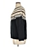 Only Chevron-herringbone Fair Isle Blue Black Pullover Sweater Size XL - photo 5