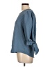 Zac & Rachel Blue 3/4 Sleeve Blouse Size L - photo 5