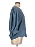 Zac & Rachel Blue 3/4 Sleeve Blouse Size L - photo 4