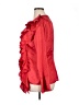 ASHRO 100% Polyester Red Long Sleeve Blouse Size 16 - photo 5