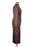 Shein Curve Argyle Brown Cocktail Dress Size 0X - photo 4