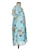 Mi ami 100% Polyester Blue Casual Dress Size XS - photo 4