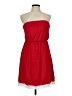 Fascination 100% Polyester Solid Red Cocktail Dress Size M - photo 1