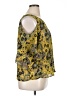 Jeans By Buffalo 100% Polyester Yellow 3/4 Sleeve Blouse Size XL - photo 4