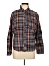 Wild Fable Plaid Brown Long Sleeve Button-Down Shirt Size L - photo 1