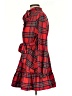 Unbranded Plaid Red Casual Dress Size XS - photo 5