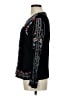 One September Black Long Sleeve Blouse Size M - photo 5