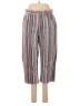 Bill Blass 100% Cotton Stripes Red Casual Pants Size 6 - photo 1