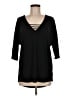 Express Black 3/4 Sleeve Top Size M - photo 1