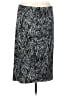 Vince Camuto Print Silver Casual Skirt Size L - photo 1