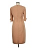 Connected Apparel Solid Tan Casual Dress Size 6 - photo 2