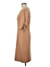 Connected Apparel Solid Tan Casual Dress Size 6 - photo 5