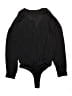 Glam 100% Polyester Black Bodysuit Size M - photo 2