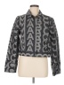 Marc Jacobs 100% Cotton Graphic Gray Blue Jacket Size M - photo 1