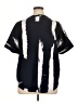 Shein Curve 100% Polyester Color Block Black Short Sleeve Blouse Size 0X - photo 2