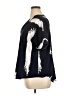 Shein Curve 100% Polyester Color Block Black Short Sleeve Blouse Size 0X - photo 5