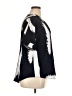 Shein Curve 100% Polyester Color Block Black Short Sleeve Blouse Size 0X - photo 4