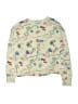 Autumn Cashmere Print Ivory Pullover Sweater Size 10 - photo 1