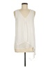 Papillon 100% Polyester Ivory Sleeveless Blouse Size M - photo 1