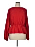Ann Taylor Red Long Sleeve Blouse Size XL - photo 1
