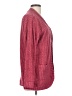Unbranded 100% Polyester Burgundy Cardigan Size L - photo 4