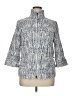 Cj Banks Print Silver Coat Size 0X - photo 1