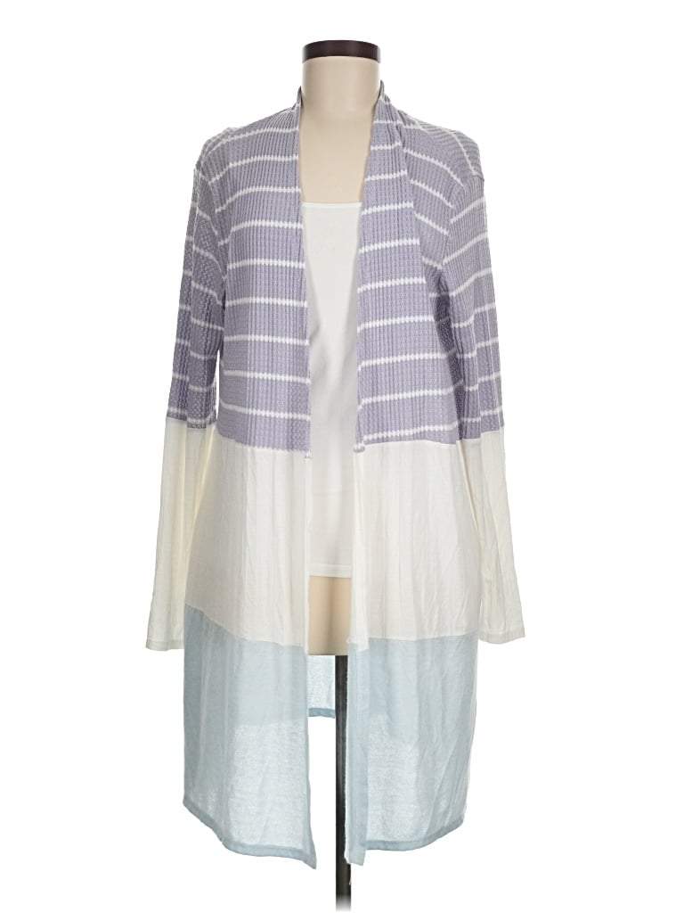 Pre-owned Haptics Cardigan Sweater In Purple