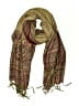 Unbranded 100% Polyester Paisley Brown Burgundy Scarf One size - photo 1