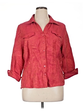 Coldwater Creek 3/4 Sleeve Button Down Shirt