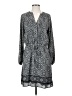 Gap 100% Polyester Paisley Gray Casual Dress Size S - photo 1