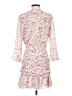 Veronica Beard 100% Silk Floral White Cocktail Dress Size 2 - photo 2