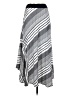 Chico's Stripes Silver Casual Skirt Size S - photo 2