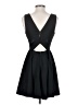 Guess Solid Black Cocktail Dress Size S - photo 2
